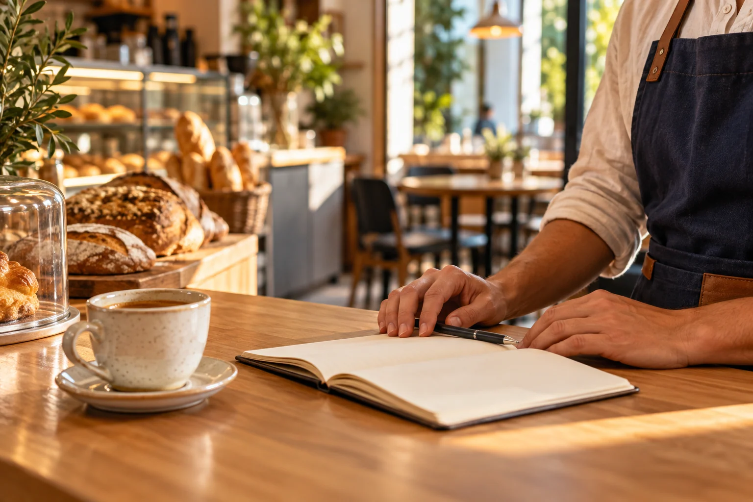 Ambiente de café, imagem ilustrativa de um pequeno negócio